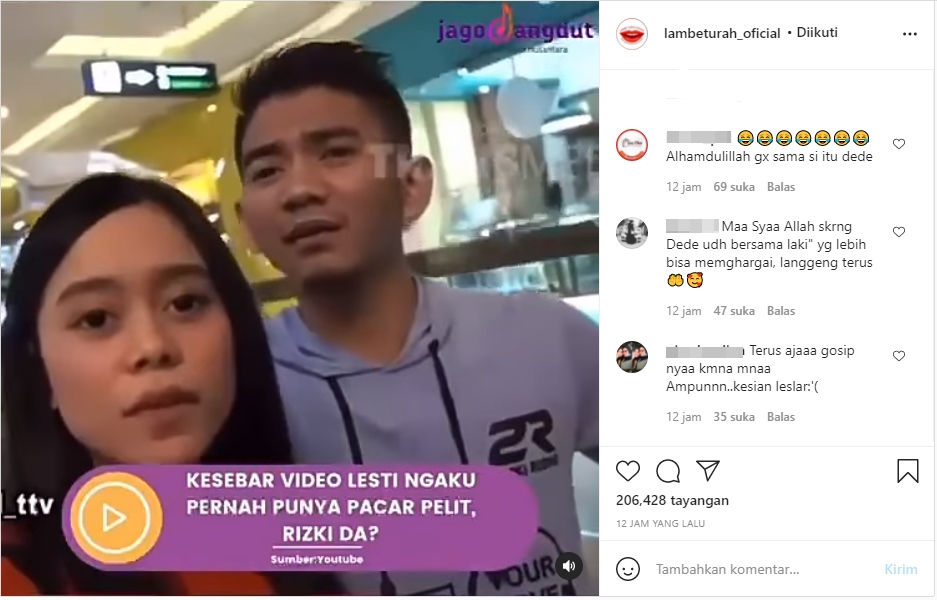 Rizki DA Dituding Eks Pacar yang Disebut Pelit Lesty Kejora, Video Lawas Ini Jadi Bukti?