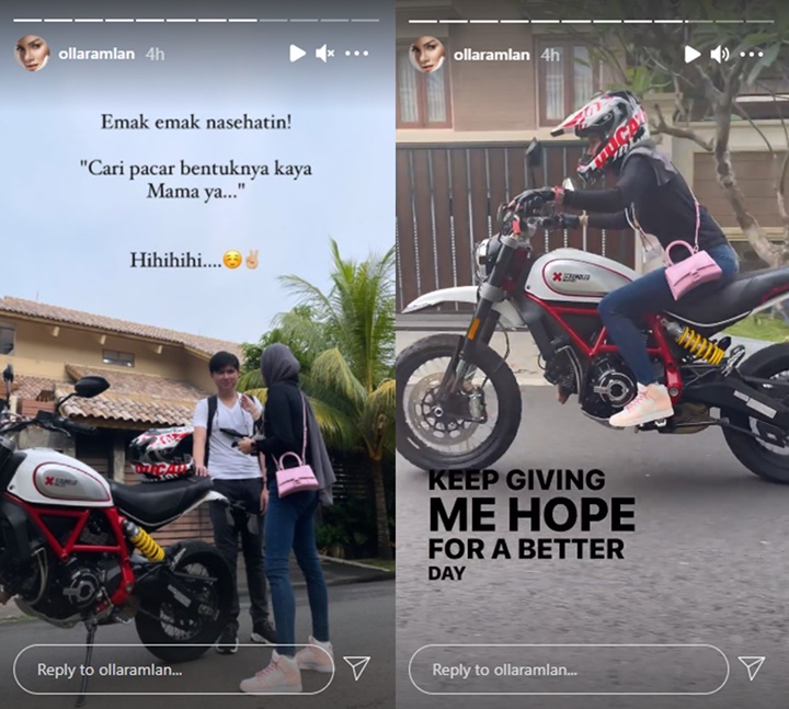 Isu Diusir Aufar Hutapea, Olla Ramlan Minta Putra Sulung Cari Pasangan yang Seperti Ini