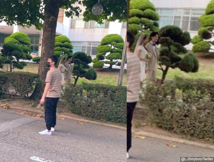 Yoona SNSD dan Lee Jong Suk Kenakan Baju Pernikahan, Foto Syuting \'Big Mouth\' Disambut Heboh