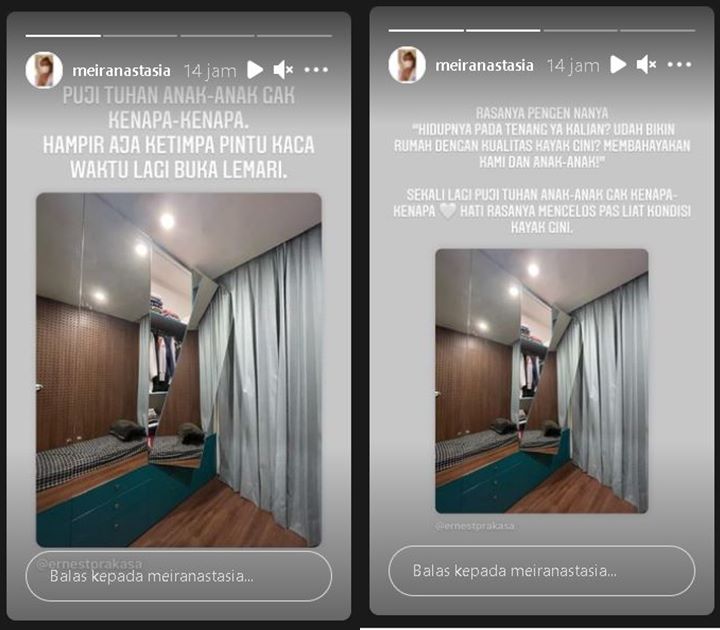 Pintu Kaca Lemari Mendadak Copot Hampir Bahayakan Anak, Ernest Prakasa Geram: Pengerjaannya Ngaco