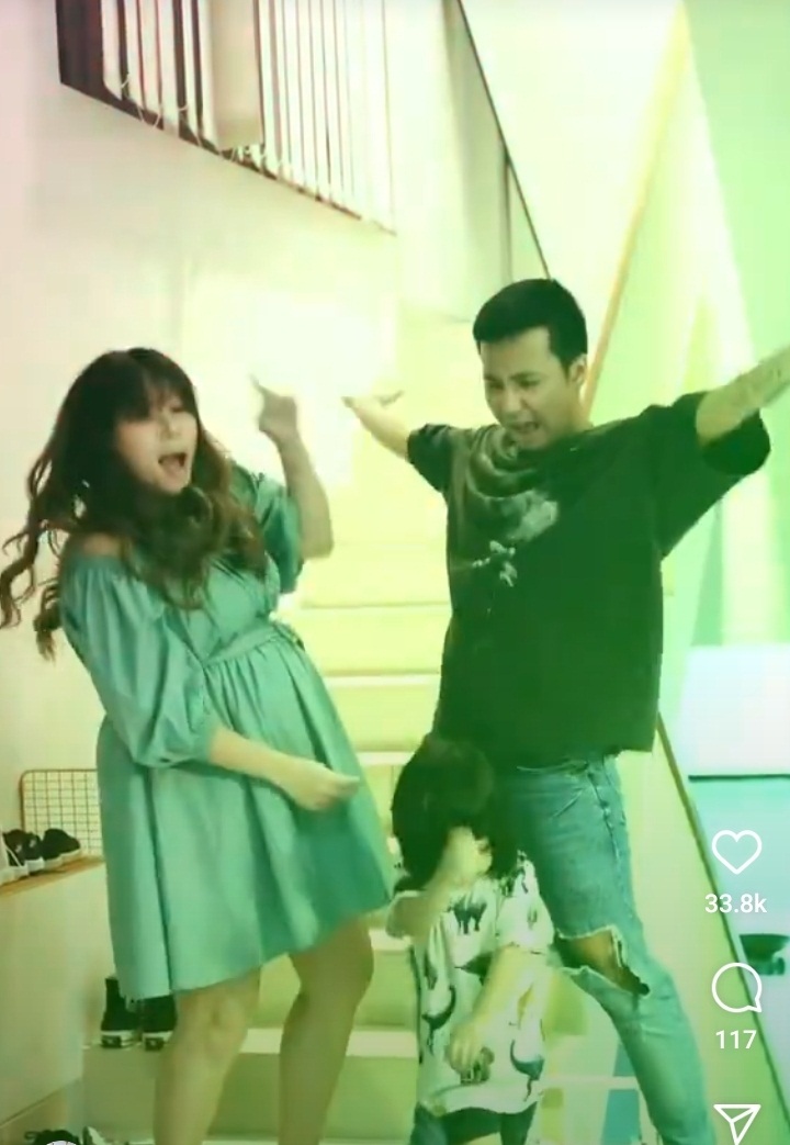 Lincah joget saat hamil besar