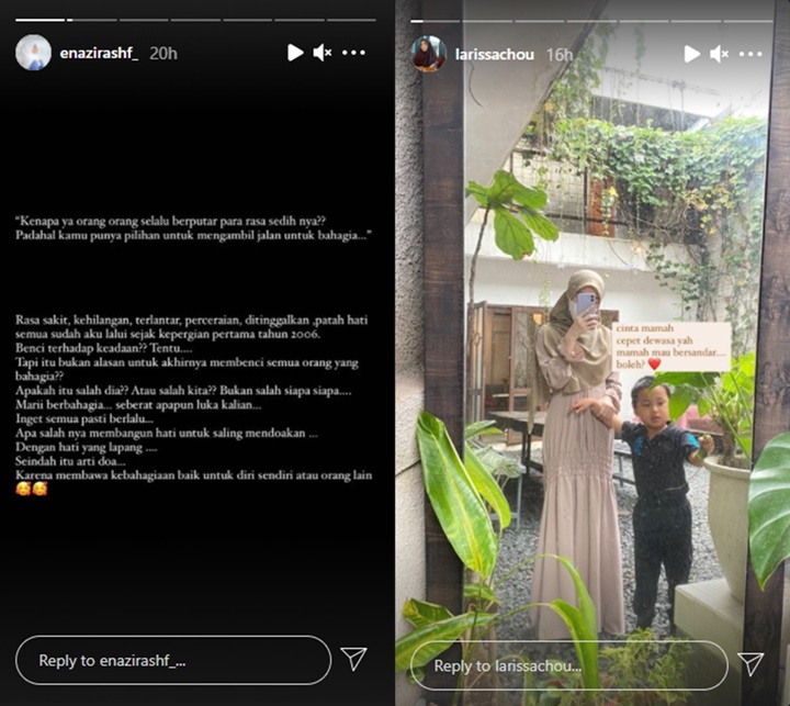 Adik Ipar Alvin Faiz Sentil Orang yang Berlindung dari Rasa Sakit, \'Reaksi\' Larissa Chou Disorot