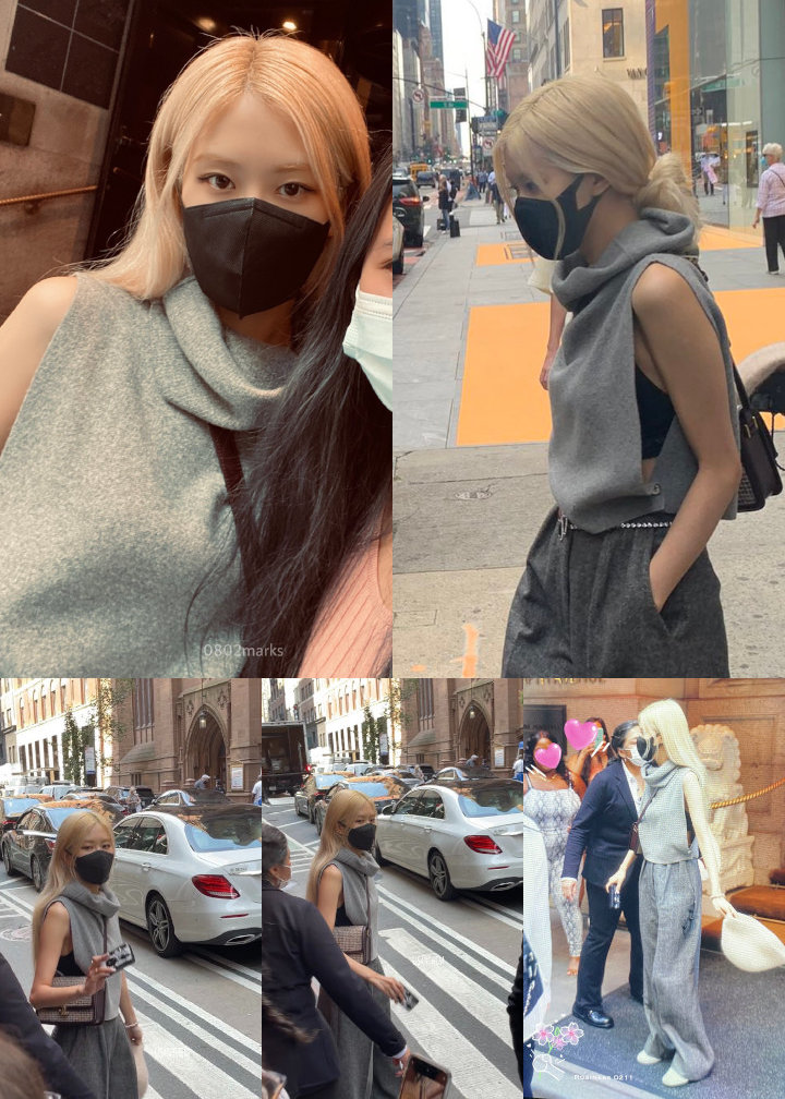 Netizen Korea Komentari Foto-Foto Candid Rose BLACKPINK di New York, Fashion Ikut Disorot