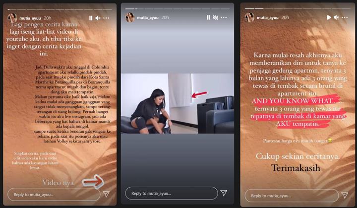Mutia Ayu Kenang Pengalaman Horor Saat di Colombia, Kepala Nongol Hingga Bukti Video Bayangan Hitam