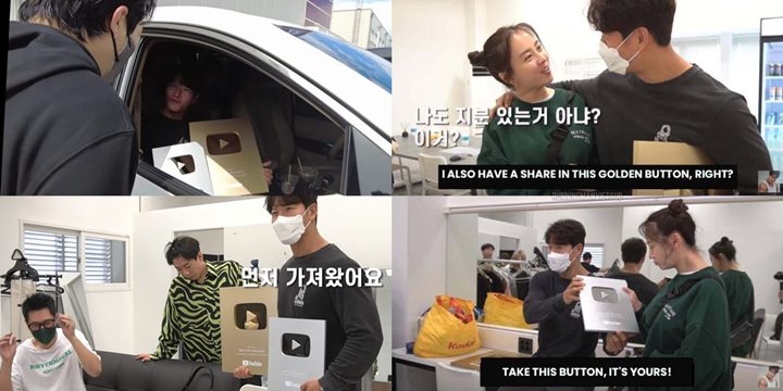 Kim Jong Kook Pamer Gold Button YouTube, Cuma Song Ji Hyo yang Boleh Pegang