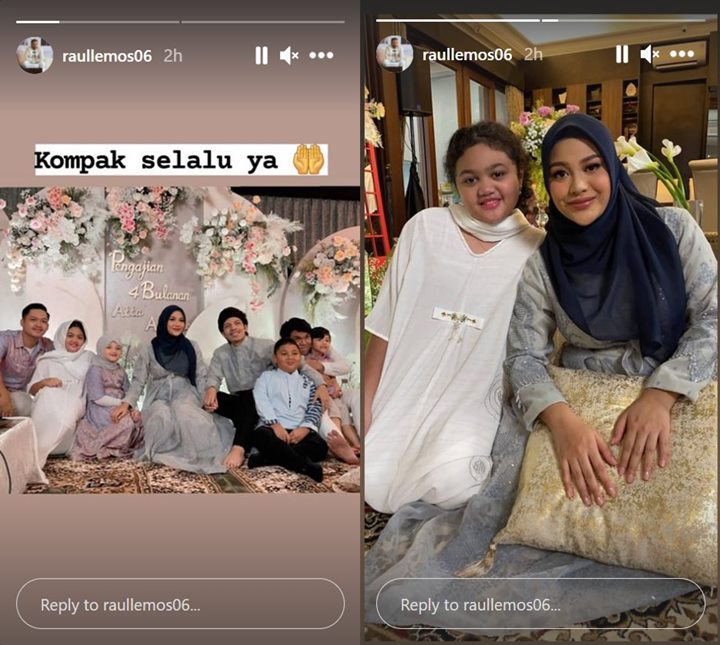Pesan Raul Lemos Lihat Anak-anaknya Hadir di Acara 4 Bulanan Aurel Hermansyah