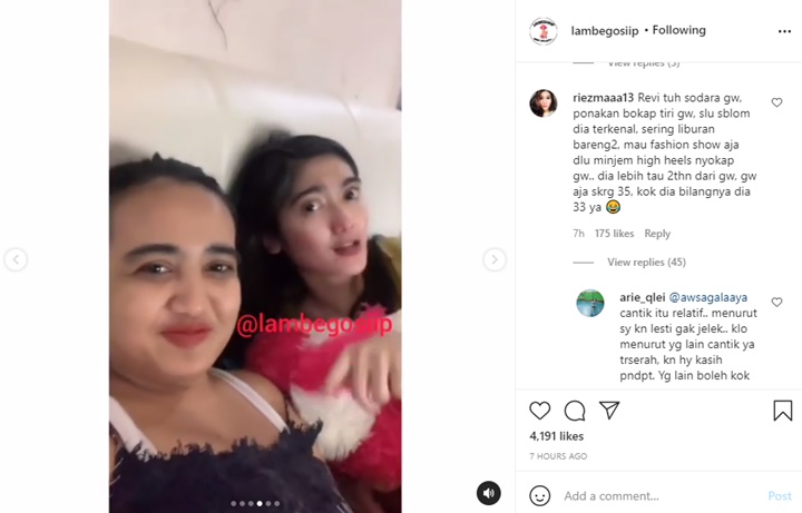 Revi Mariska Kena Batunya Usai Hina Fisik Lesty Kejora, Aib Dibongkar Habis Saudara Tiri
