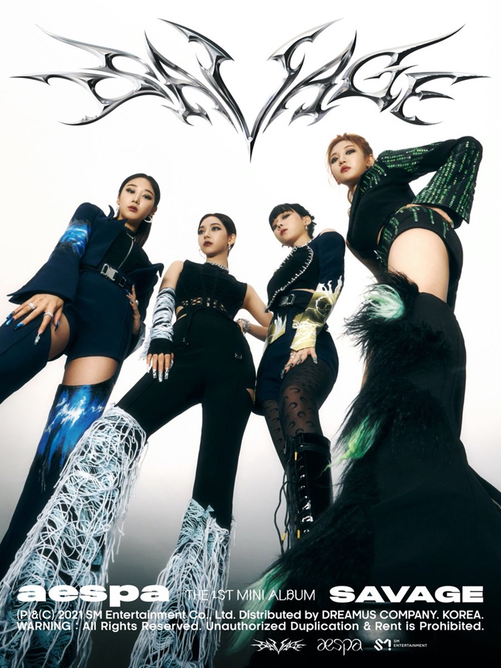 aespa di Foto Teaser Grup \'Savage\'