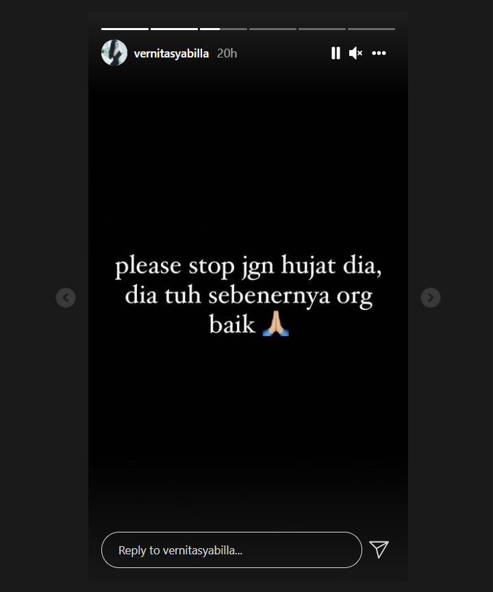 Terciduk Mesra, Vernita Syabilla Minta Stop Hujat Alfath Fathier
