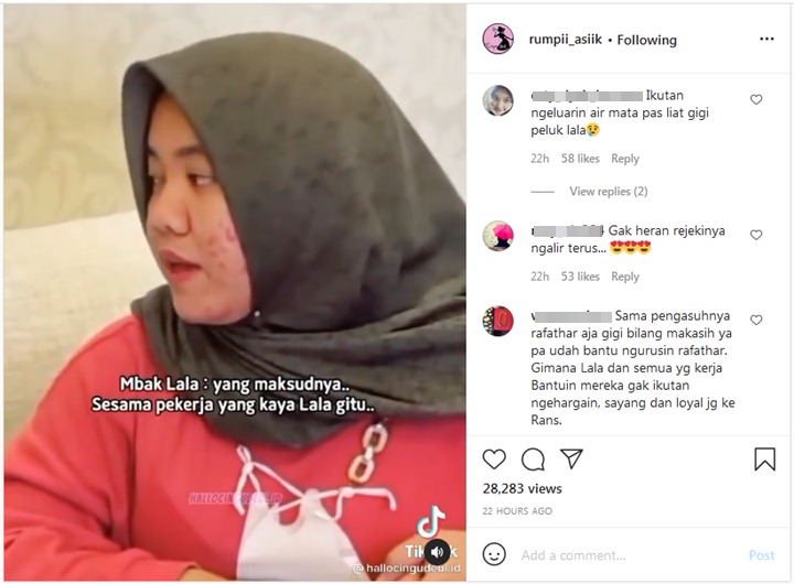 Lala Pengasuh Rafathar Ungkap Sosok Asli Raffi-Nagita, Ayu Ting Ting Malah Kena Sentil