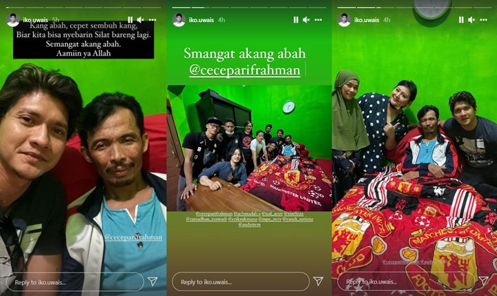 Dijenguk Iko Uwais Dkk, Kondisi Aktor Laga Cecep Arif Rahman Terbaring Sakit di Rumah