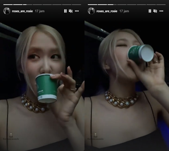 Rose BLACKPINK Atasi Rasa Gugup di Paris Fashion Week dengan Mabuk