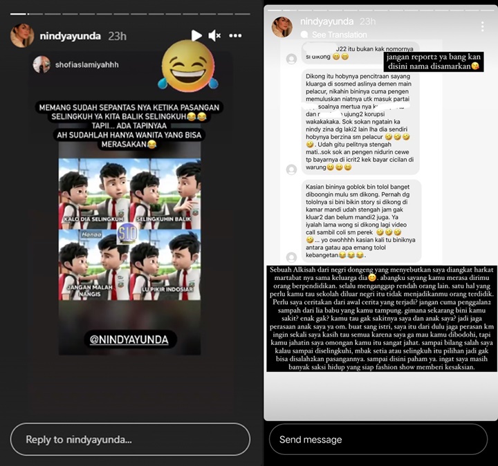 Nindy Ayunda Ngode Akui Perselingkuhan, Balas Dendam Usai Merasa Dibodohi Askara?