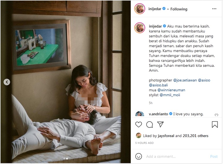 Jessica Iskandar Sebut Vincent Verhaag Sembuhkan dari Luka, Komentar El Barack Bikin Gemas