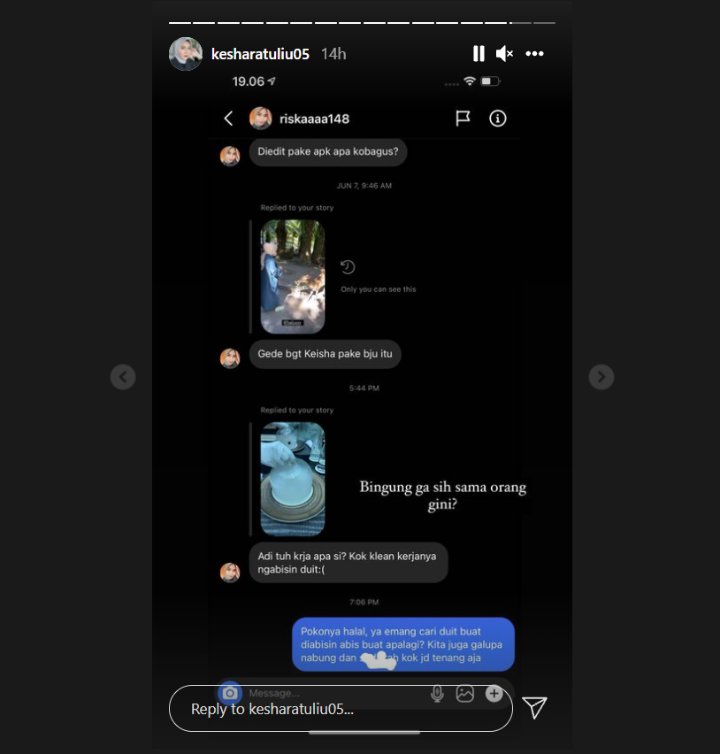 Kesha Ratuliu Respons Begini Saat Disebut Suka Ngabisin Duit dan Ditanya Pekerjaan Suami