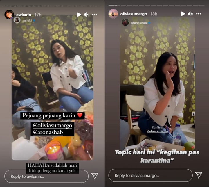 Bermasalah dengan Dokter Richard Lee, Awkarin Pamer Dukungan dari Istri Denny Sumargo