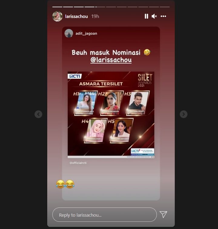 Larissa Chou Girang Pamer Masuk Nominasi Awards, Henny Rahman Ogah Kalah Perlihatkan Ini