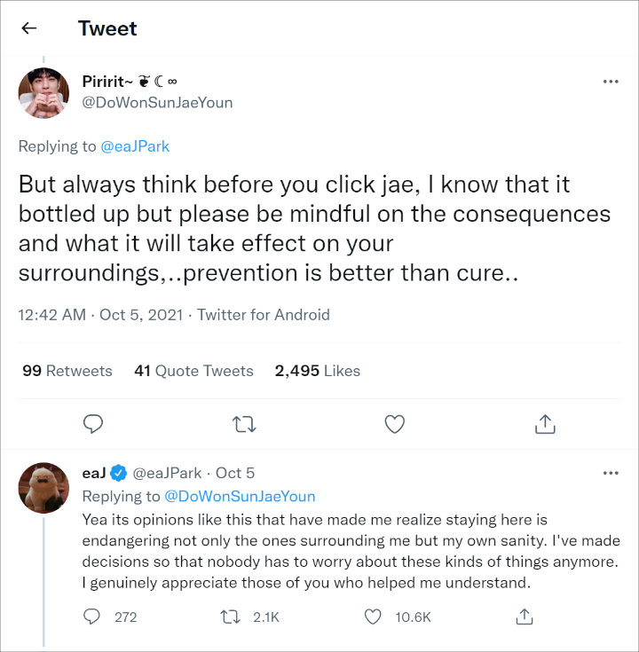 Jae Day6 Luapkan Frustrasi di Twitter, Ini Pemicunya 2