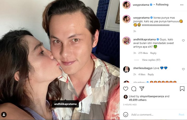 Andhika Pratama Bingung Ussy Sulistiawaty Mendadak Bersikap Romantis Di Awal Bulan