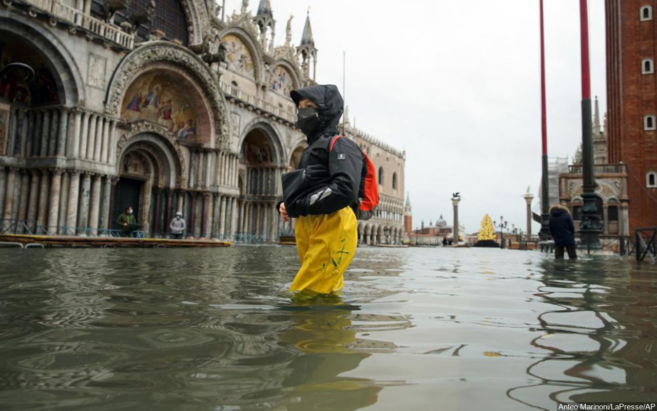 Banjir di Venesia Memburuk Picu Kekhawatiran Terkait Dampak Perubahan Iklim