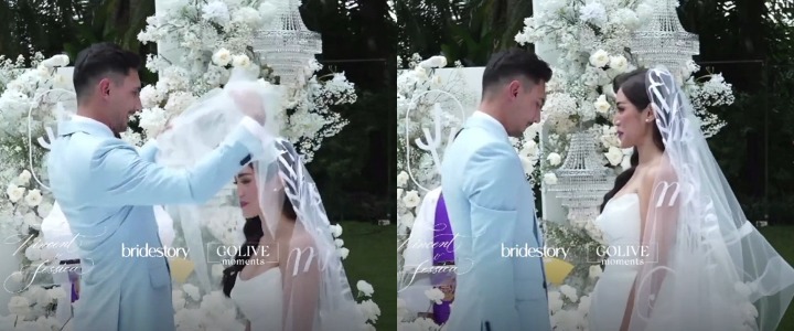 Momen simbolis Vincent lepas veil Jedar