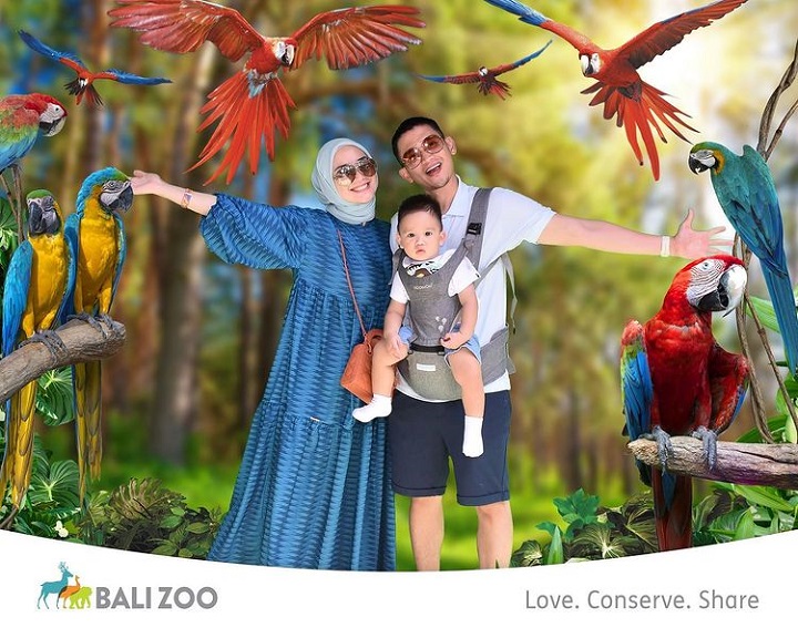 Momen harmonis di Bali Zoo