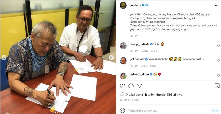 Tio Pakusadewo Kabarkan Perjalanan Hidupnya Dirangkum dalam 4 Novel, Joko Anwar Sampai Berkomentar
