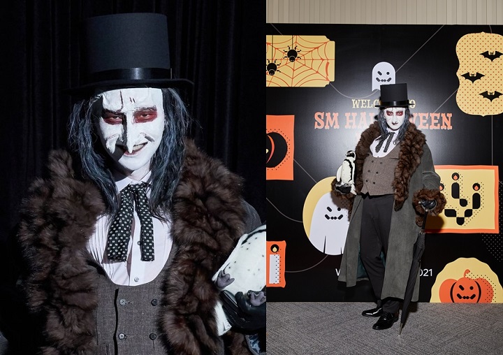 Onew SHINee dan Chenle NCT Dream Bikin Pangling di SM Halloween Party, Siapa Lebih Seram?