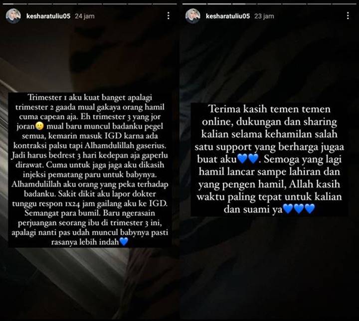Kesha Ratuliu Masuk IGD Usai Alami Kontraksi Palsu, Sampai Lakukan Injeksi Pematang Paru