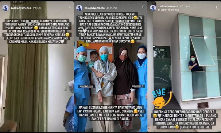 Boleh Pulang, Zaskia Adya Mecca Malah Dengar Pernyataan Unik dari Dokter Soal Kondisinya