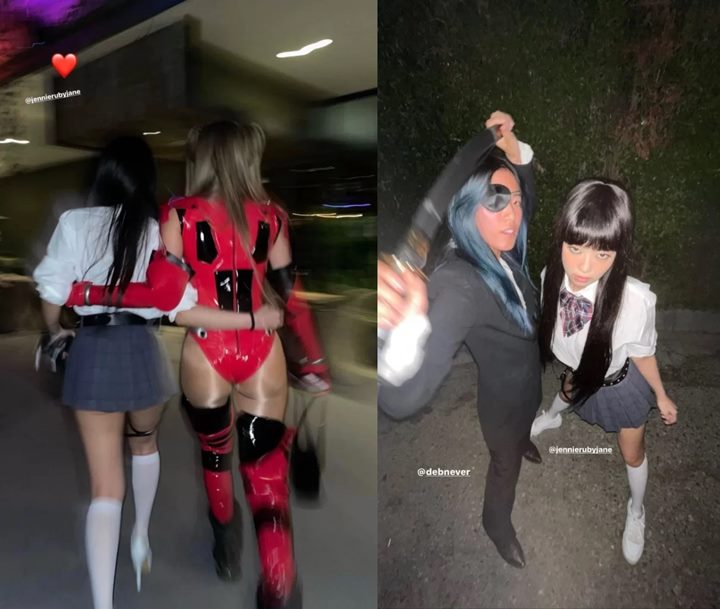 Jennie BLACKPINK Ikut Pesta Halloween Kendall Jenner, Gaya Seksi Tuai Sorotan 1