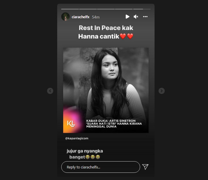 Lea Ciarachel Masih Tak Menyangka Dengar Kabar Hanna Kirana Meninggal Dunia