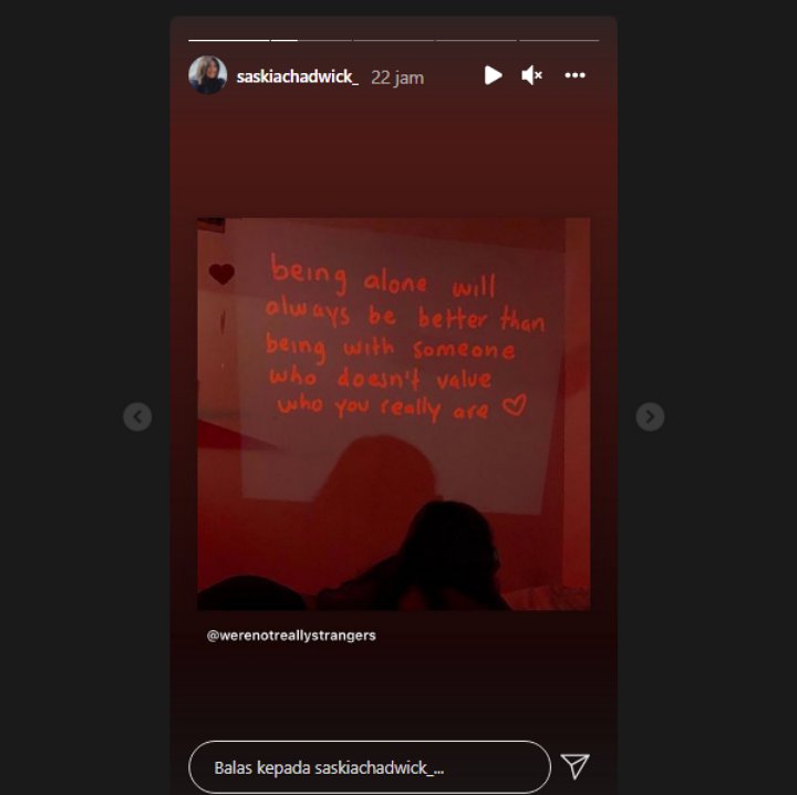Putus dengan Kiesha Alvaro, Saskia Chadwick Curhat Soal Tak Dihargai
