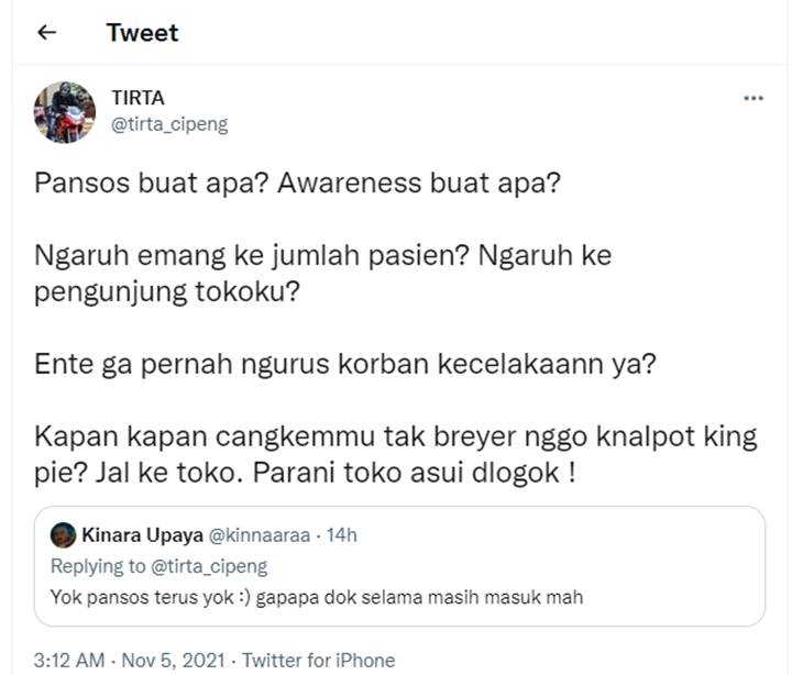 Murka, dr Tirta Emosi Dituduh Pansos Kasus Kecelakaan Maut Vanessa Angel-Bibi Ardiansyah