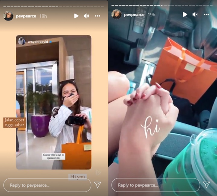 Pevita Pearce Boleh Pulang Usai 4 Hari Karantina, Momen Girang Dijemput Pacar Gemes Banget