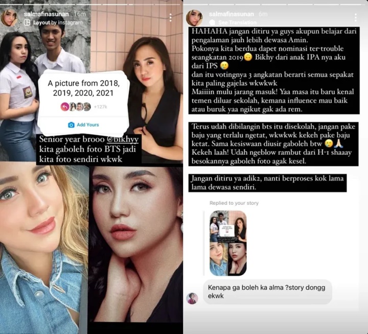 Pamer Foto Bareng Cowok, Salmafina Sunan Blak-blakan Bongkar Kenakalannya Saat Remaja