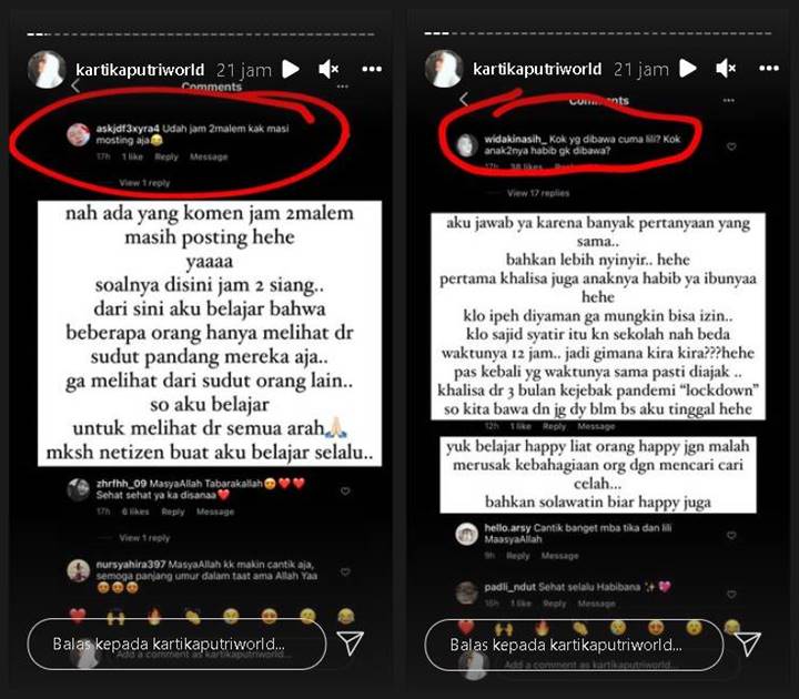 Dituding Bedakan Anak Kandung dan Sambung Saat Liburan, Kartika Putri Beri Pesan Makjleb