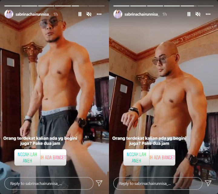 Sabrina Chairunnisa Perlihatkan Kebiasaan Aneh Deddy Corbuzier Pakai 2 Jam Tangan