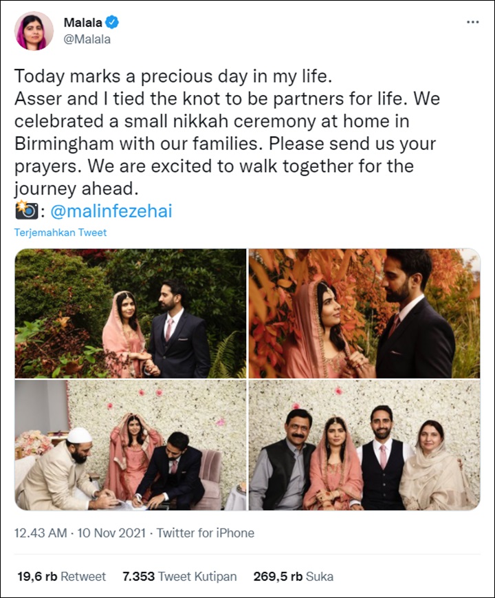 Pernikahan Malala
