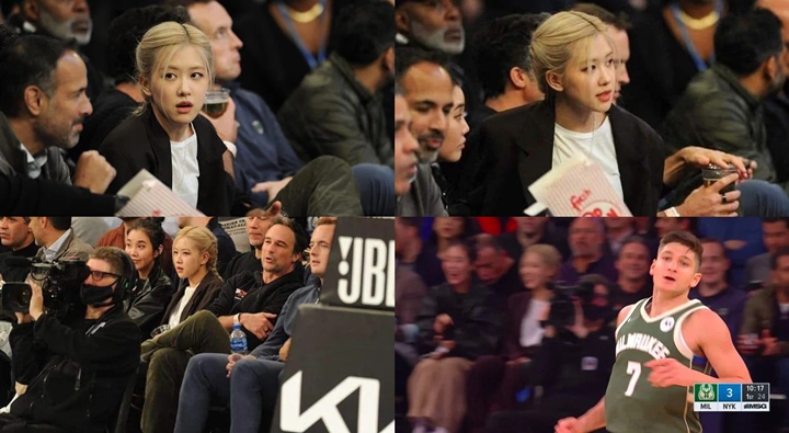 Rose BLACKPINK Terciduk Nonton NBA, Sosok Ganteng Ini Curi Fokus 1
