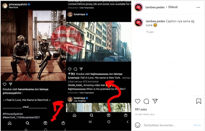 Syahrini Disindir Kepo Soal Luna Maya Usai Ketahuan Jiplak Caption