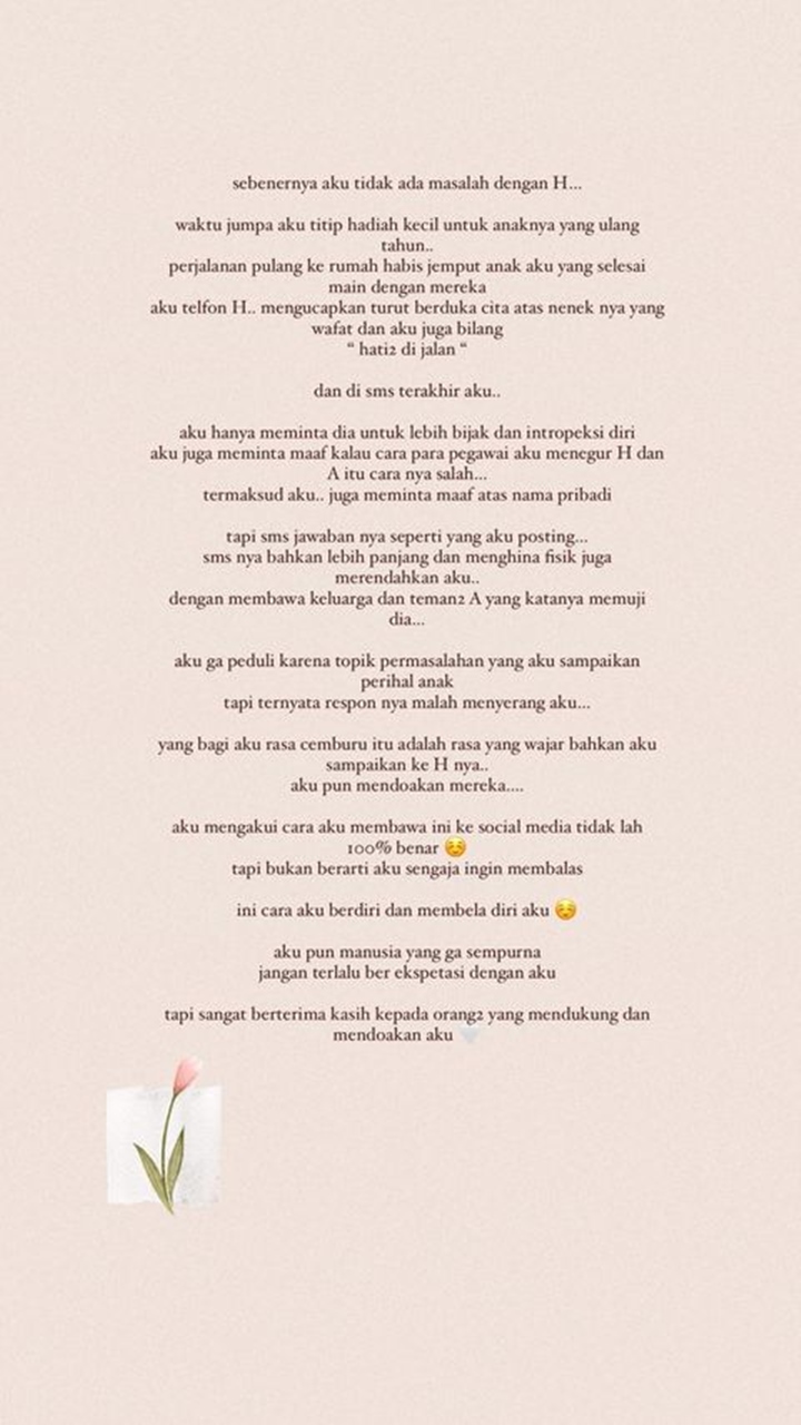 Postingan Larissa Chou 2