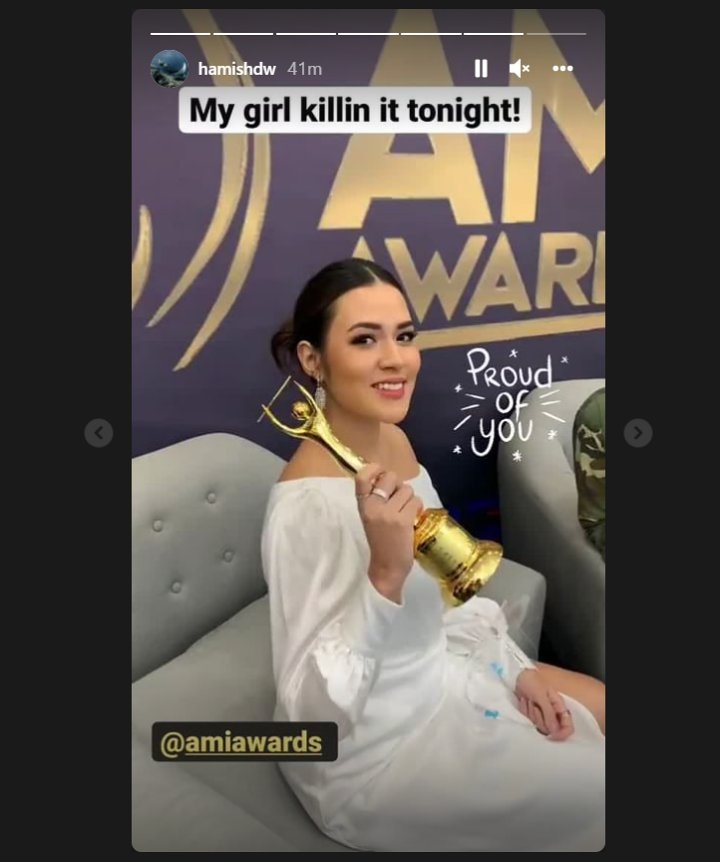 AMI Awards 2021: Raisa Berturut-turut Sabet Piala, Begini Ungkapan Bangga Hamish Daud