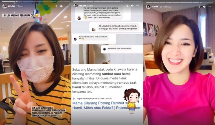 Diingatkan Pamali Potong Rambut Saat Hamil, Rosiana Dewi Beri Respons Telak