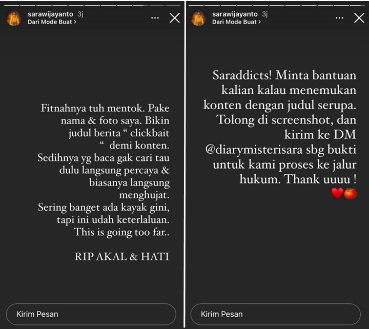 Sempat Ngamuk, Sara Wijayanto Akhirnya Lapor Polisi Terkait Hoaks Panggil Arwah Vanessa Angel?