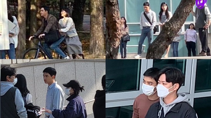 D.O. EXO Kepergok Gonceng Cewek Cantik, Ngebut Hingga Dipeluk Saat Syuting \'Secret\'