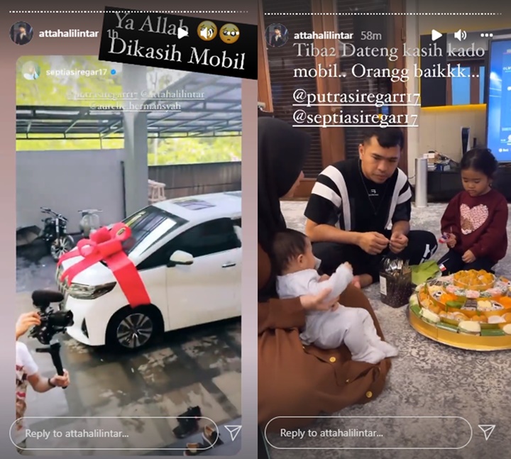 Banjir Hadiah Ultah, Atta Halilintar Kaget Ditunjukkan Foto \'Kembaran\' Super Mirip