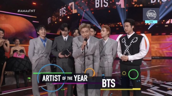 AMA 2021: BTS Cetak Sejarah Jadi Artis Asia Pertama Menang Artist of the Year