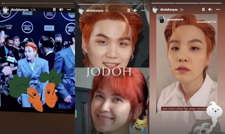 Dinda Kanya Dewi Rindu Suga BTS