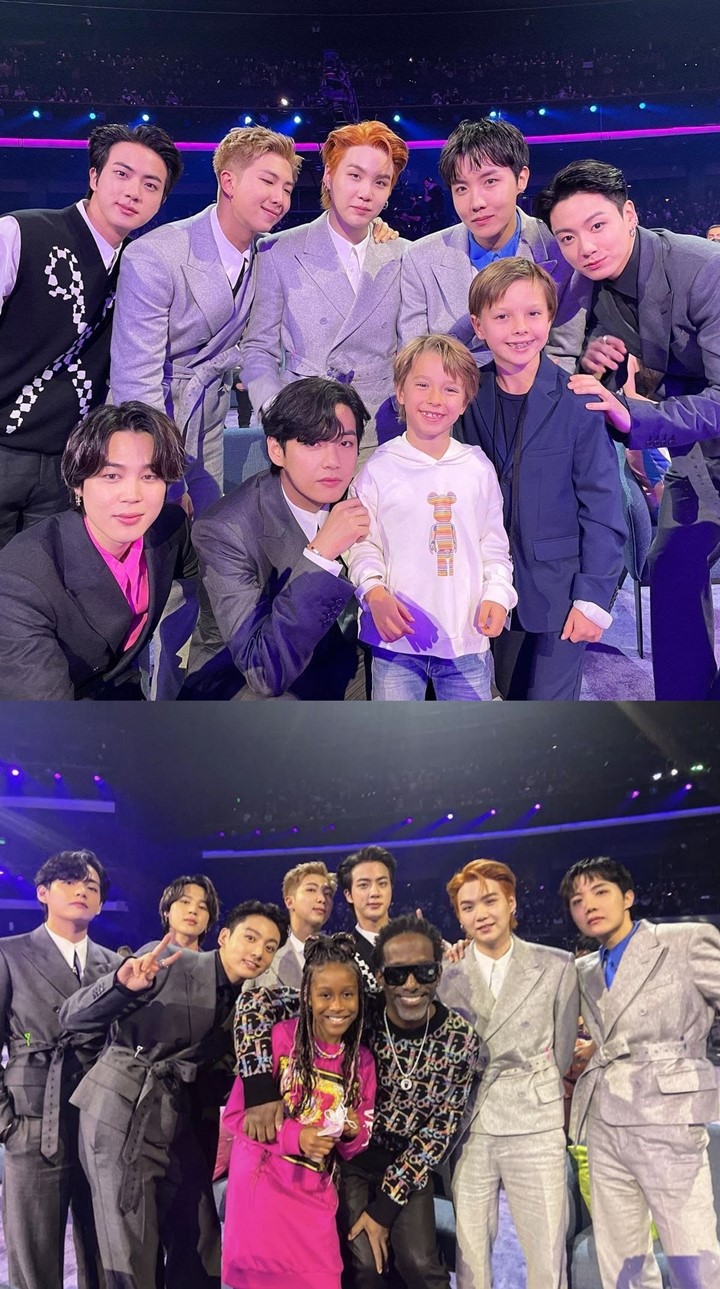 AMA 2021: BTS Jadi Selebriti Paling \'Laris\', Diajak Foto Anak-Anak Selebriti